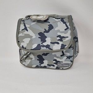 Kindness Footprint Camo Gray Lunch Bag Insulated Detachable Adjustable Strap